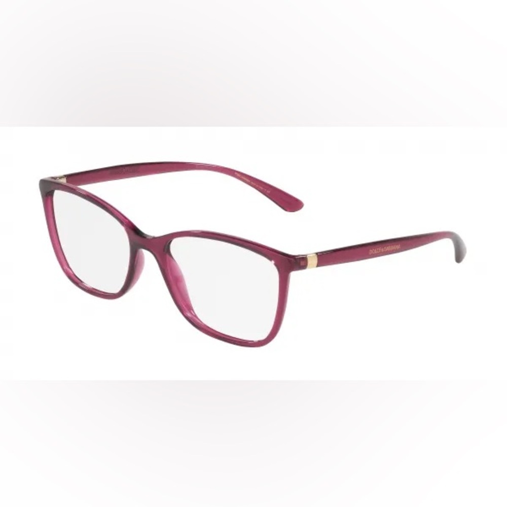 Dolce & Gabbana DG5026 Transparent Dark Cherry Eyeglasses